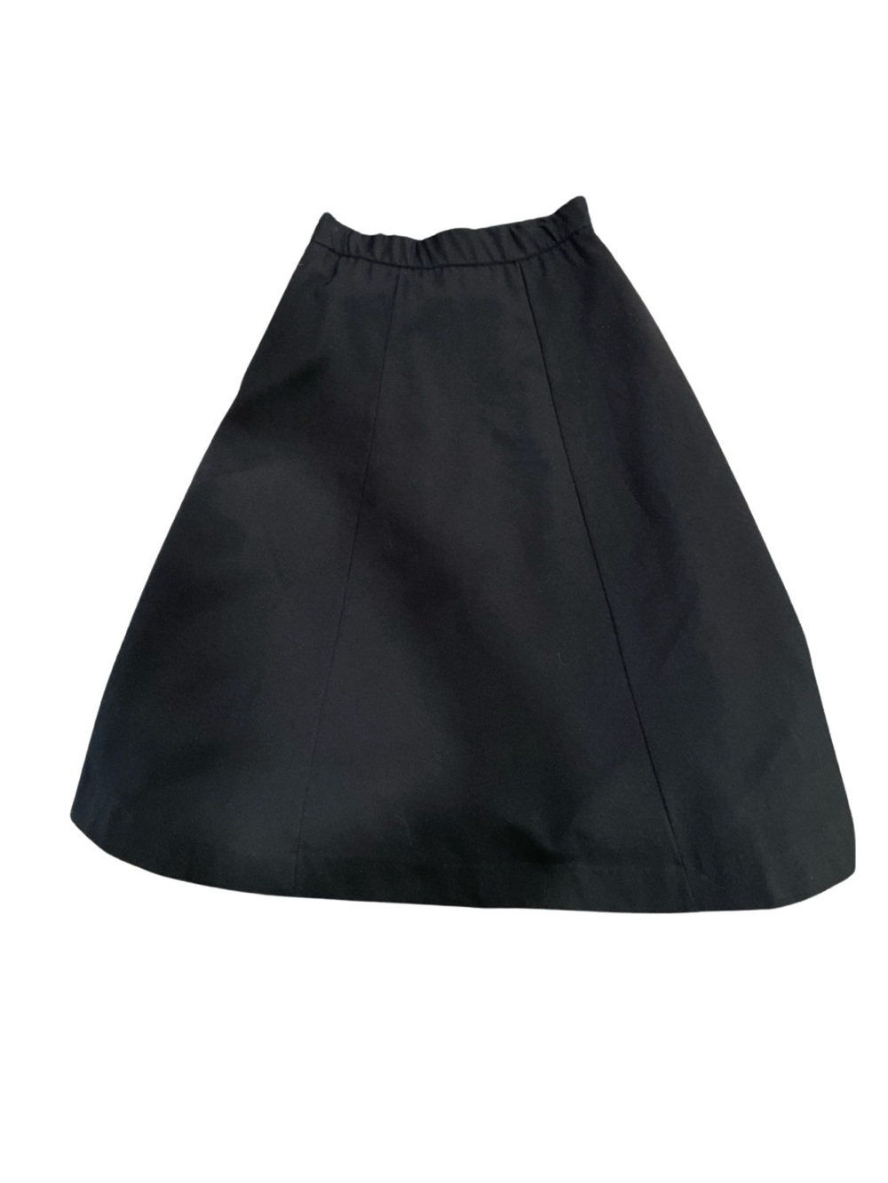 Elegant Black A-Line Skirt